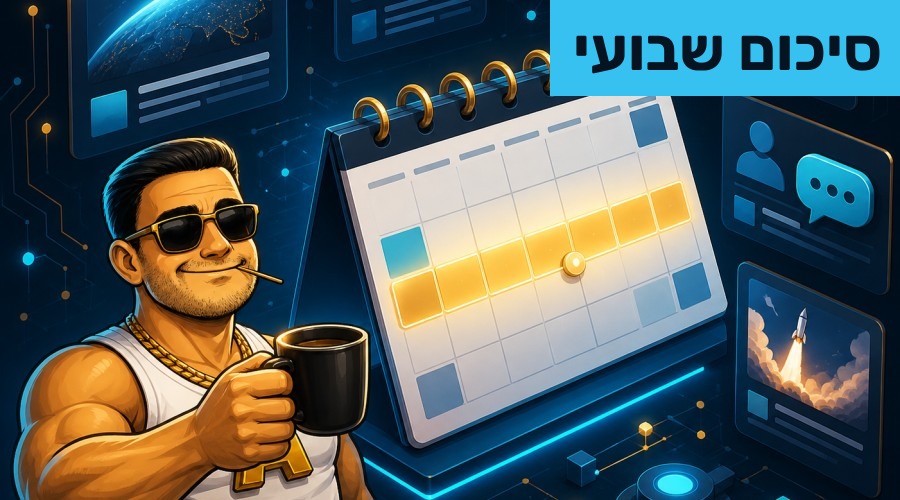 סיכום שבועי דוגרי AI: מה קרה כאן השבוע (31.07–07.08.2026)