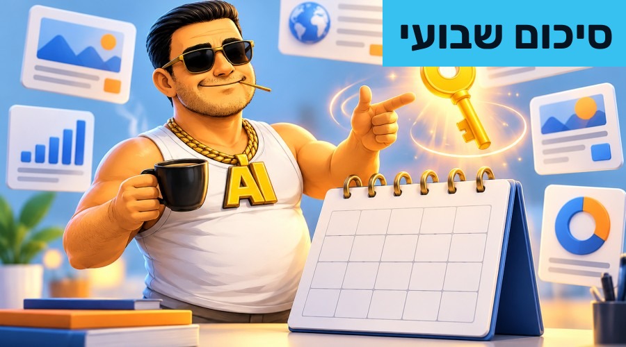 סיכום שבועי 11.10.2026 - 18.10.2026: כשה-AI נהיה חשבון, ולכל אחד יש מפתח ביד